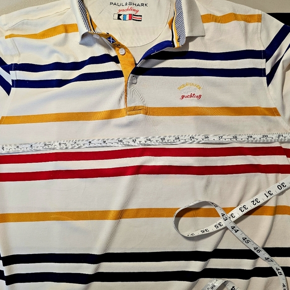 PAUL & SHARK YACHTING POLO SHIRT SIZE 3XL pre-owned - Picture 9 of 12